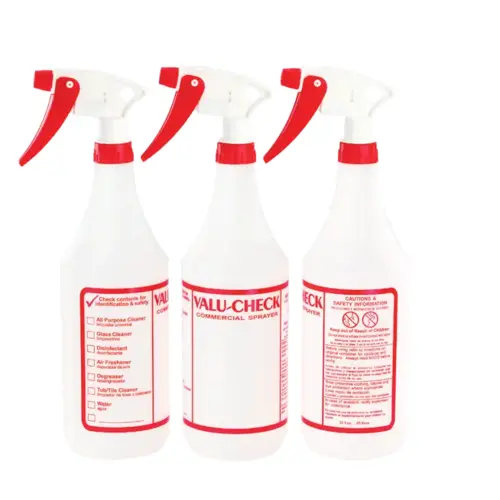 SPRAY BOTTLE 3- PACK COMBO 32 OUNCE WITH TRIGGER SPRAY