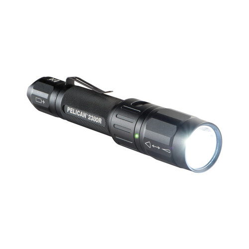 Black Flashlight - Rechargeable - 305 Lumens