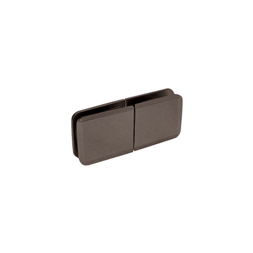 Oil Rubbed Bronze Square Beveled 180 Glass-to-Glass Movable Transom Clamp