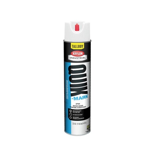 Krylon Industrial T03901004 01392 Apwa Brilliant White Paint - 25 Oz 