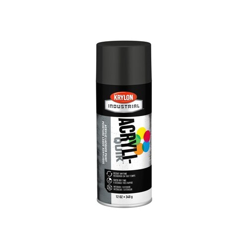 00630 Black Semi-Matte Alkyd Enamel Paint - 16 oz Aerosol Can - 12 oz Net Weight