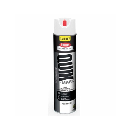 01439 APWA Utility White Paint - 25 oz Aerosol Can - 22 oz Net Weight