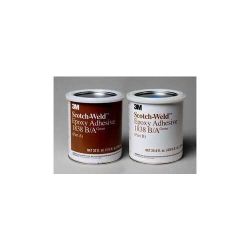 3M 62183864305 Green Two-Part Epoxy Adhesive - Base & Accelerator (B/A ...