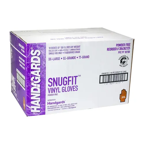 HANDGARDS 304362125 GLOVE VINYL POWDER FREE XX-LARGE