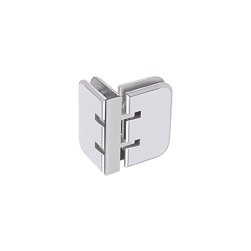 Satin Chrome Estate 090 Series 90 Degree Glass-to-Glass Hinge