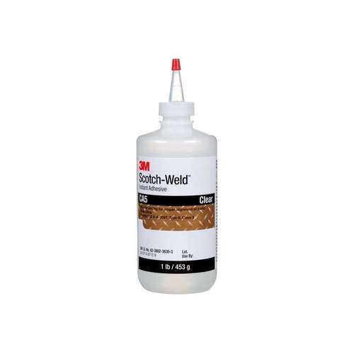 3M 62380238303 CA5 Cyanoacrylate Adhesive Clear Liquid 1 lb Bottle