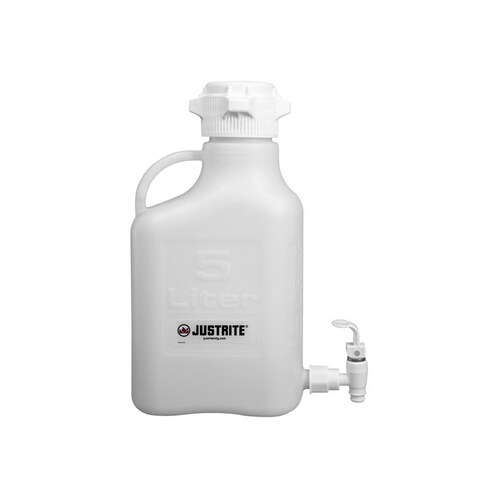 Translucent Polypropylene 5 L Safety Can - 16.3" Height