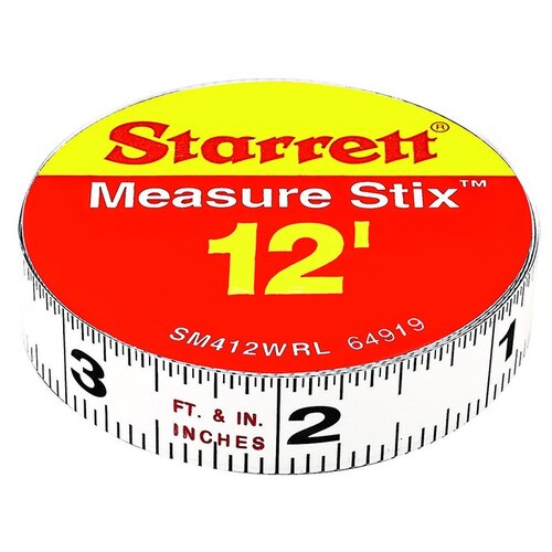 12 ft Measure Stix - 1/2" Width - Steel
