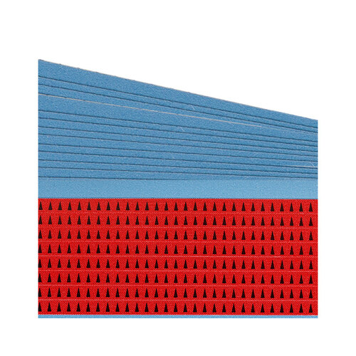 Black on Red Cloth Board Inspection Arrows - 0.125" Width - 0.19" Height - B-500 - pack of 25