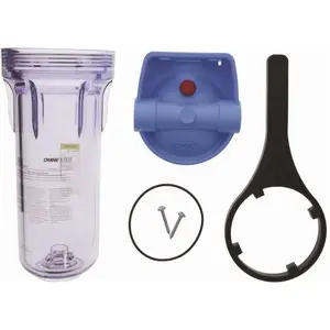 OMNIFILTER WH5-S-S18 Whole House Water Filtration System Clear