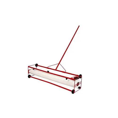 Dirt Trap Protection Material Floor Applicator, 28 in Red