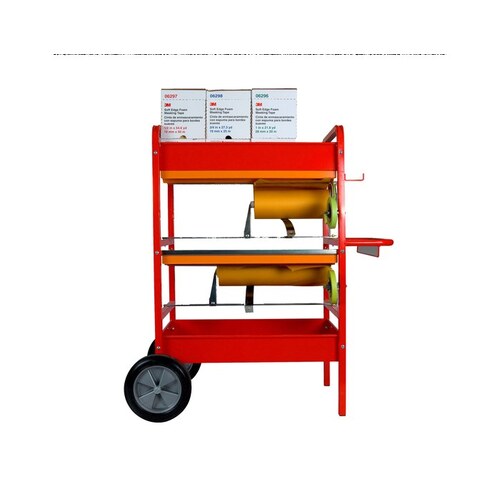 Cart Masker, 40-1/2 in L x 19-1/2 in W x 44-1/4 in H, Red