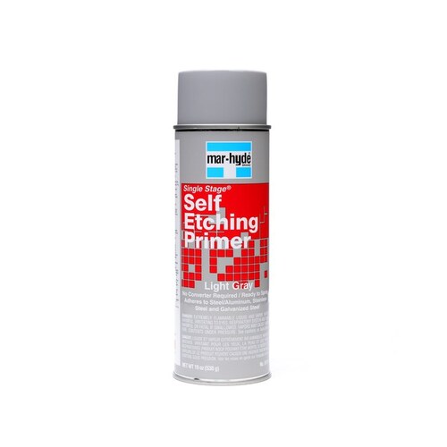 Mar-Hyde 5111 0 1-Stage Self-Etching Primer, 19 oz Can, Liquid, Pale Yellow/White