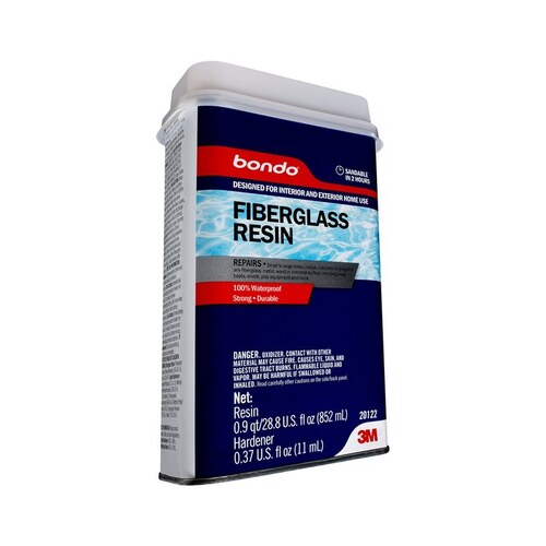 3M 20122 Fiberglass Resin, Clear, 1 qt Can