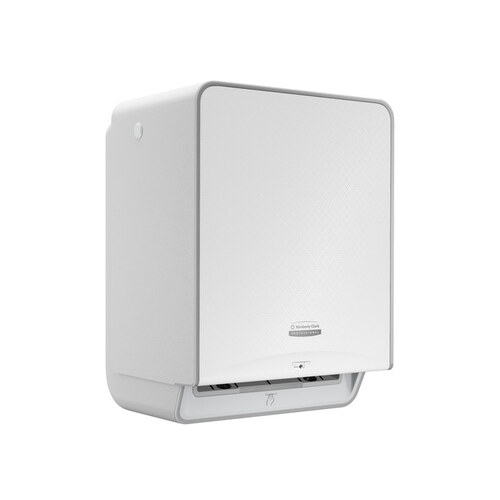 ICON Automatic Roll Towel Dispenser (58710), White Mosaic Design Faceplate; 1 Dispenser and Faceplate / Case