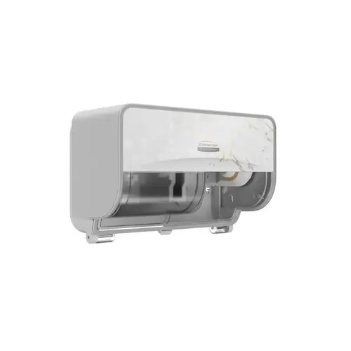 ICONa Coreless Standard Roll Toilet Paper Dispenser Horizontal (58732), Cherry Blossom Design Faceplate;