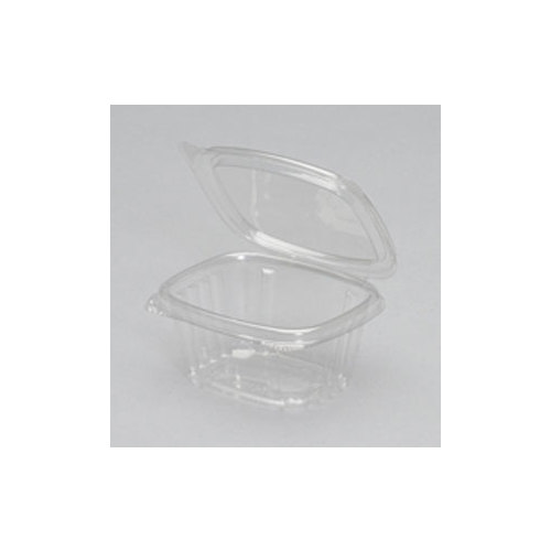 CONTAINER HINGED DELI 6 OZ CLEAR