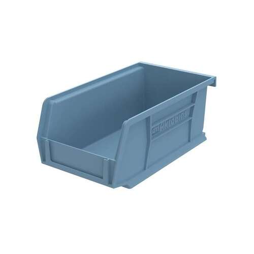 10 lb Industrial Grade Polymer Hanging / Stacking Storage Bin - 7 3/8" Length - 4 1/8" Width - 3" Height - 1 Compartments
