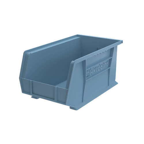 60 lb Industrial Grade Polymer Hanging / Stacking Storage Bin - 14 3/4" Length - 8 1/4" Width - 7" Height - 1 Compartments