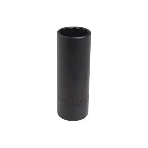 3/4" Deep Socket - 12 Point - 1/2" Drive Black Oxide