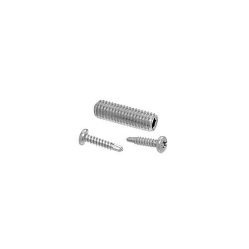Satin Anodized Replacement Screw Pack for Concealed Mount Hand Rail Bracket