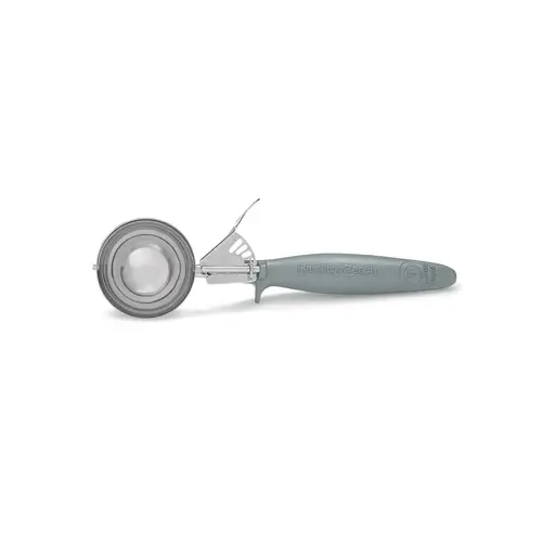 HAMILTON BEACH 80-08 DISHER MICROBAN STAINLESS STEEL ERGOGRIP GREY