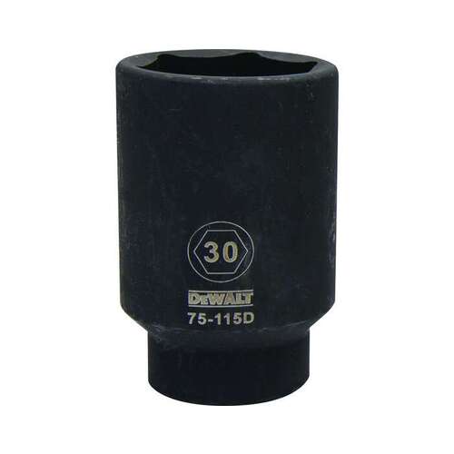 DEWALT DWMT75115OSP 30 mm Deep Impact Socket 1/2" 6 Point Drive