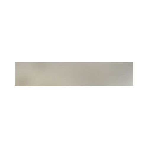 8" x 34" Anodized Aluminum Kickplate with Tape On Type for Steel Doors Satin Nickel Finish