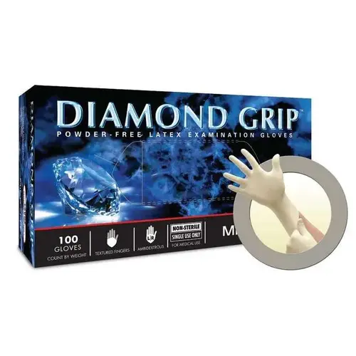 Microflex MF-300-S MF300-S General Purpose Disposable Exam Gloves, Small, Natural Rubber Latex, Natural