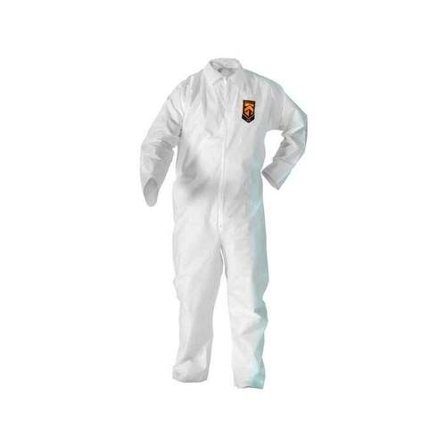A20 Breathable Particle Protection Coveralls (), REFLEX Design, Zip Front, White, 2XL