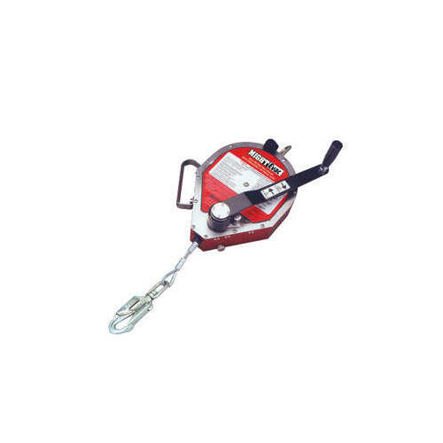 MR100G Red Steel Self-Retracting Lifeline - 100 ft Length