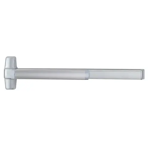 Delayed Egress Exit Device Satin Aluminum Clear Anodized