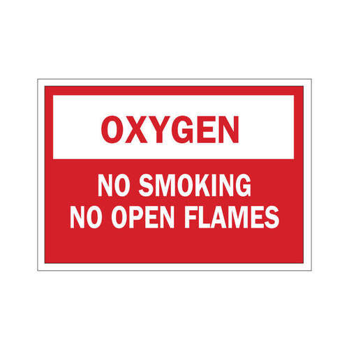 B-302 Polyester Rectangle No Smoking Sign - 14" Width x 10" Height - Laminated