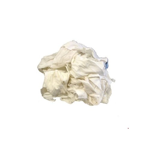 White Cotton 5 lbs Reclaimed Rags