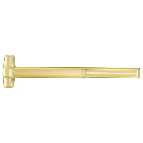 Concealed Vertical Rod Exit Devices Satin Brass