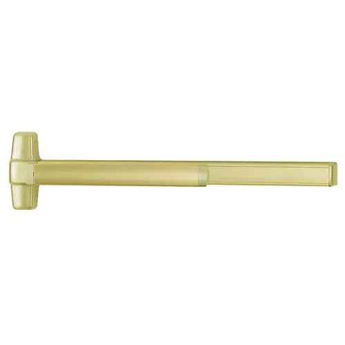 Concealed Vertical Rod Exit Devices Satin Brass