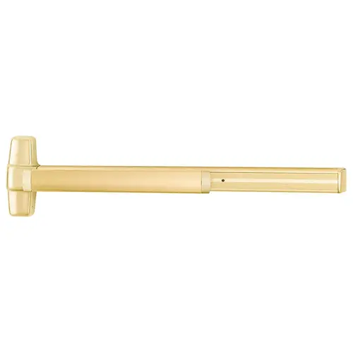 Concealed Vertical Rod Exit Devices Bright Brass