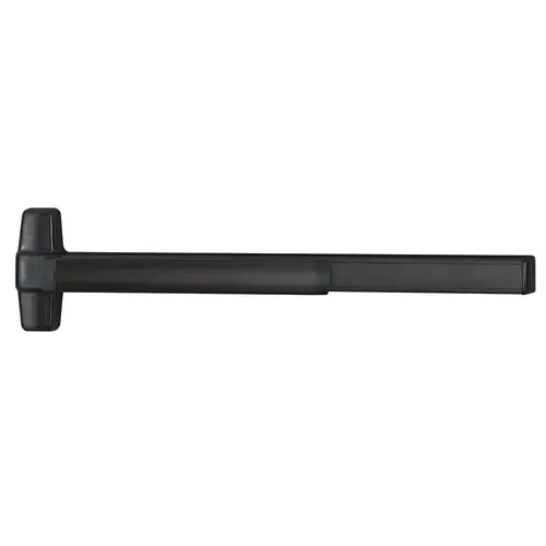 Concealed Vertical Rod Exit Devices Black Anodized Aluminum