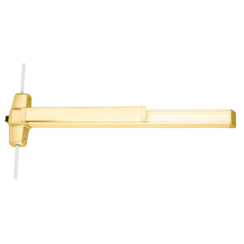Motorized Exit Devices Bright Brass