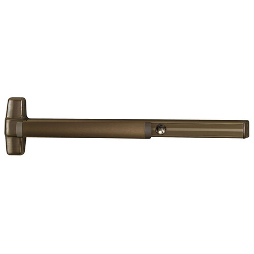 Concealed Vertical Rod Exit Devices Dark Bronze Anodized Aluminum