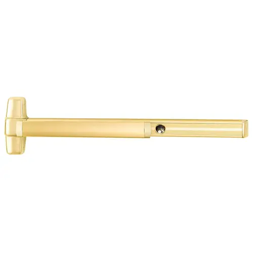 Concealed Vertical Rod Exit Devices Bright Brass