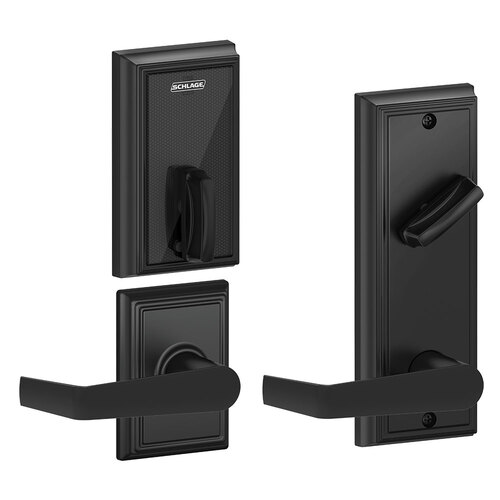 Deadbolts and Deadlatches Flat Black Coated