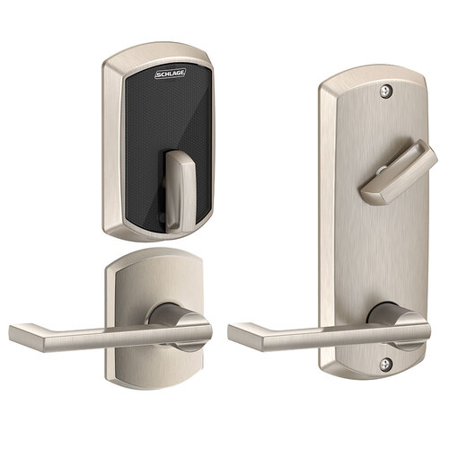 Deadbolts and Deadlatches Satin Nickel Plated Clear Coated