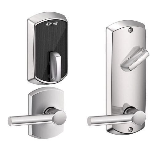 Deadbolts and Deadlatches Bright Chrome