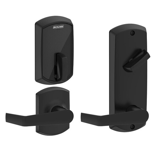 Deadbolts and Deadlatches Flat Black Coated