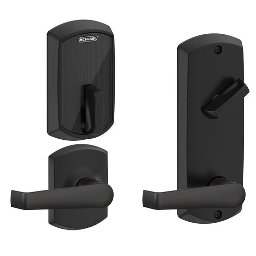 Deadbolts and Deadlatches Flat Black Coated