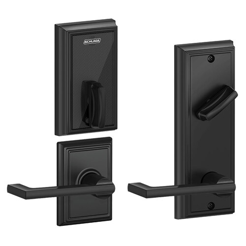 Deadbolts and Deadlatches Flat Black Coated