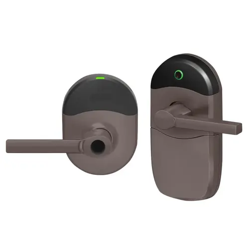 Wireless Cylindrical Lock Aged Bronze