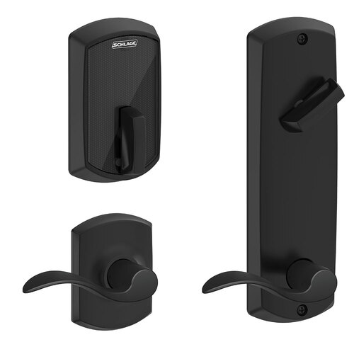 Deadbolts and Deadlatches Flat Black Coated