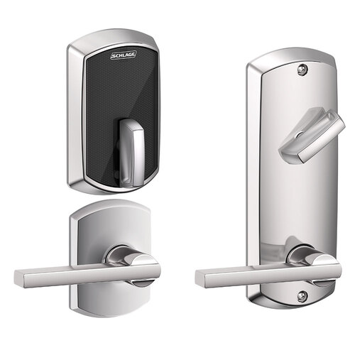 Deadbolts and Deadlatches Bright Chrome